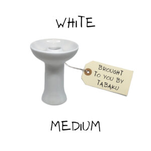 Buy White Medium bowl for Hookah in Sydney Australia