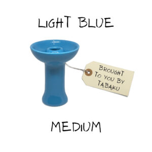 Buy Light Blue Medium bowl for Hookah in Sydney Australia