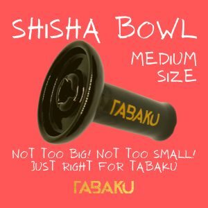 medium size shisha bowl