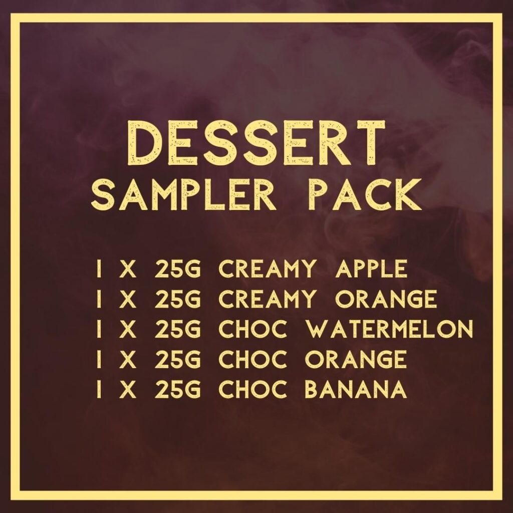 Desert collection of shisha flavours